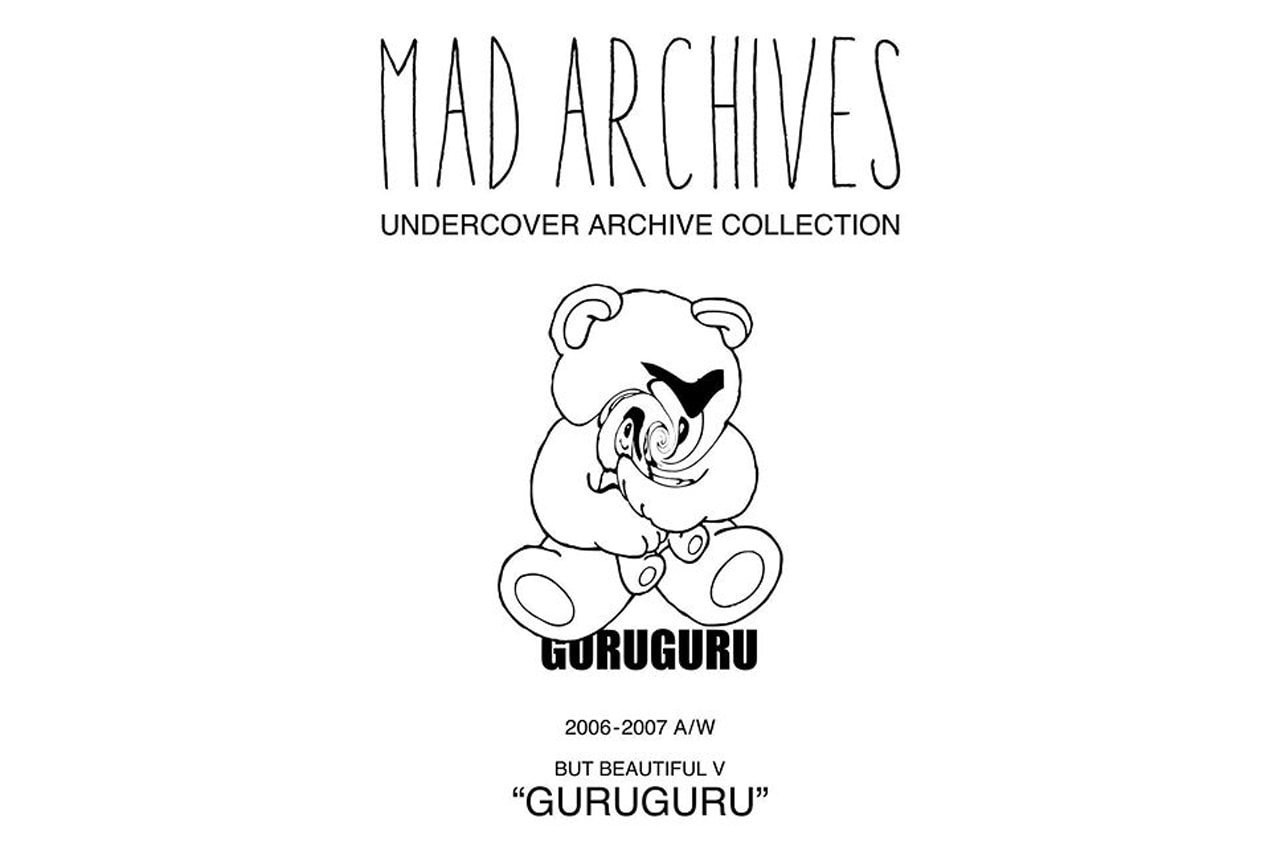 UNDERCOVER 全新 MAD ARCHIVES「GURUGURU」系列正式發佈