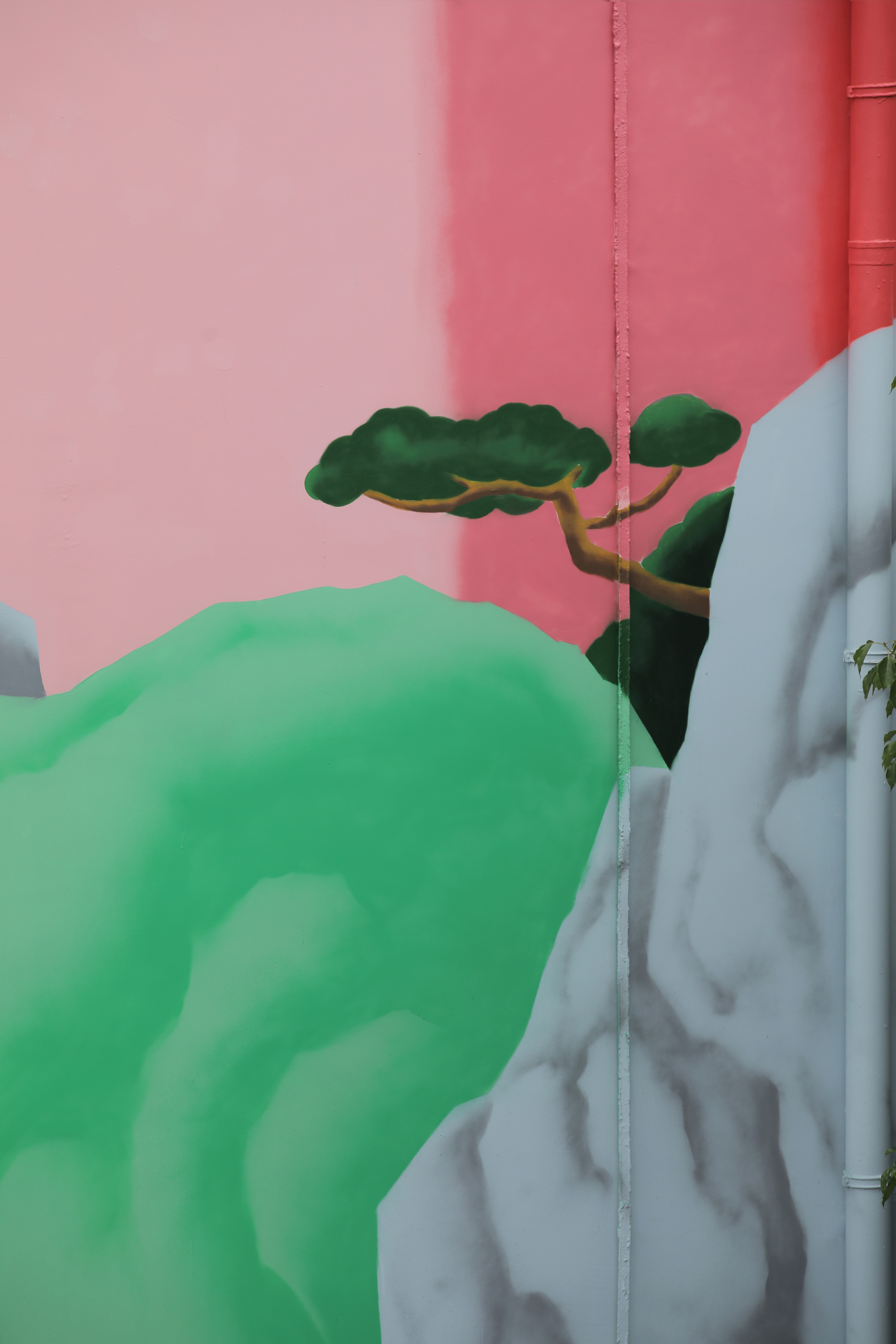 视觉艺术家林子楠全新壁画作品「Intergrowth」