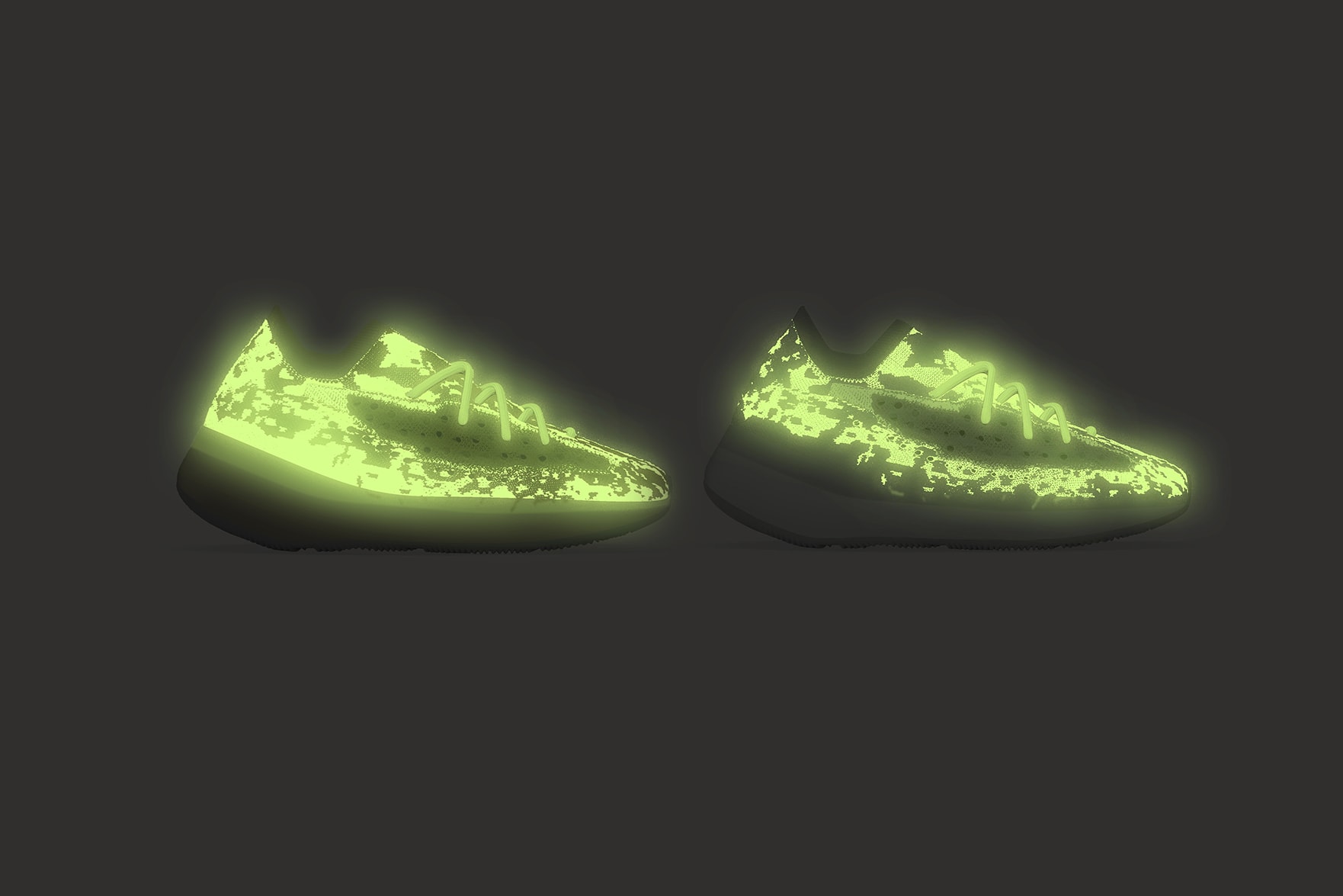 adidas YEEZY BOOST 380 全新 Glow In Dark 配色鞋款曝光