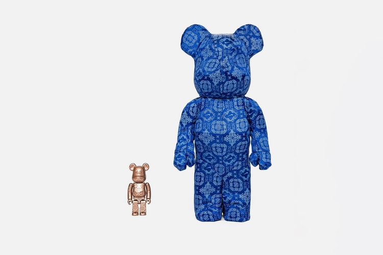 CLOT x Nike x Medicom Toy 推出三方聯名 BE@RBRICK「藍絲綢」套裝