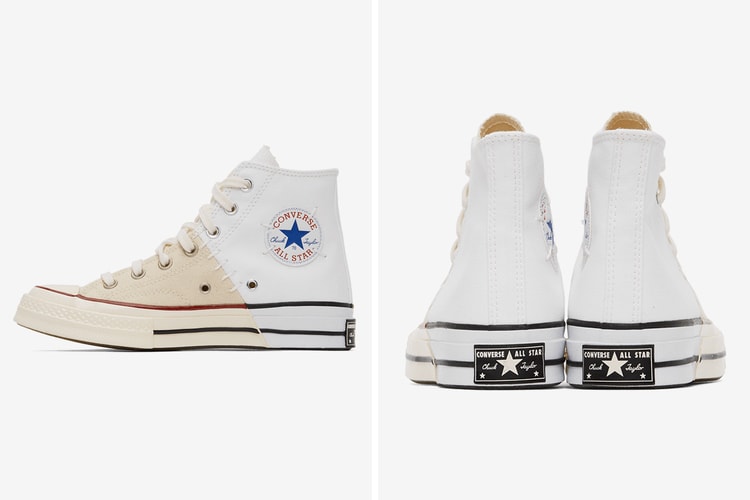 Converse 推出全新拼接解構 White & Off-White Reconstructed Chuck 70