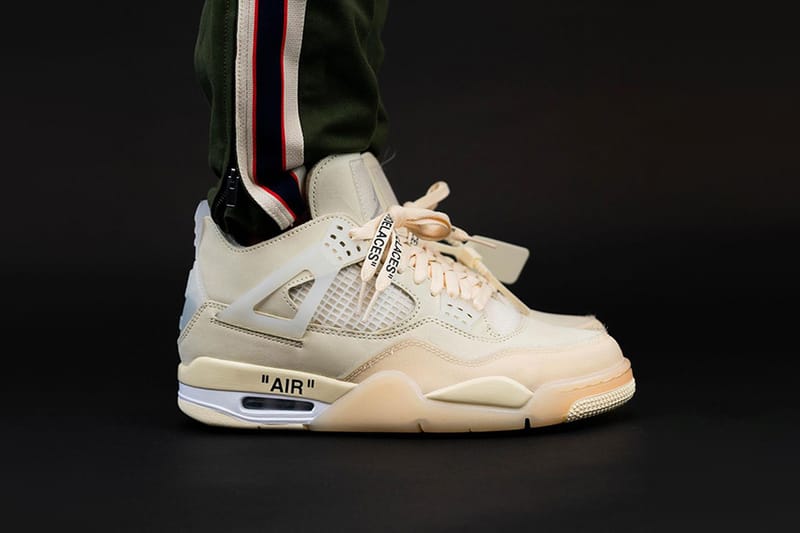 率先近賞 Off-White™ x Air Jordan 4「Sail」最新實着圖輯