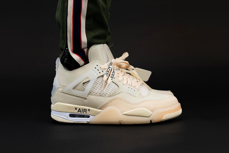 率先近賞 Off-White™ x Air Jordan 4「Sail」最新實着圖輯