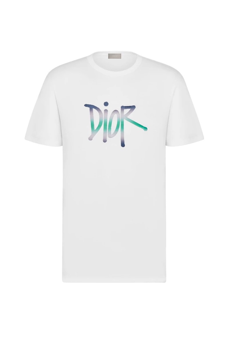 Dior x Shawn Stussy 全新 2020 春夏聯乘 T-Shirt 上架