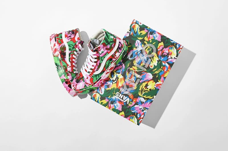 KENZO x Vans 推出別注「Floral」鞋款系列