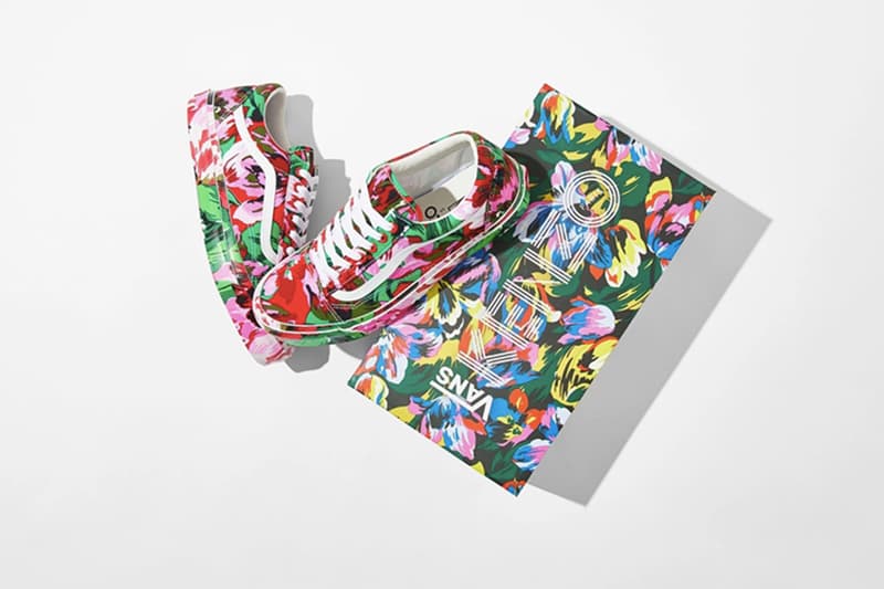 KENZO x Vans 推出別注「Floral」鞋款系列