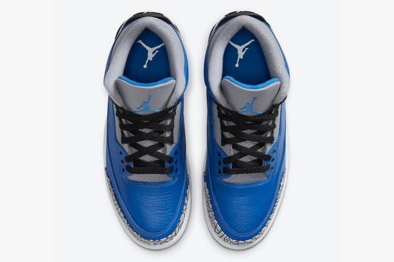 Air Jordan 3 Retro「Varsity Royal」配色鞋款官方圖輯釋出