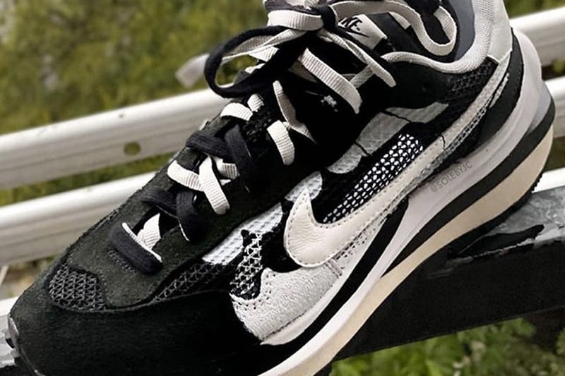 sacai x Nike Vaporwaffle 黑色聯名鞋款「新照」率先曝光