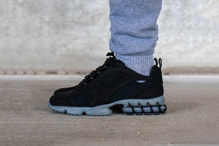 近賞 Stüssy x Nike Air Zoom Spiridon Caged 2 黑魂配色上腳圖輯