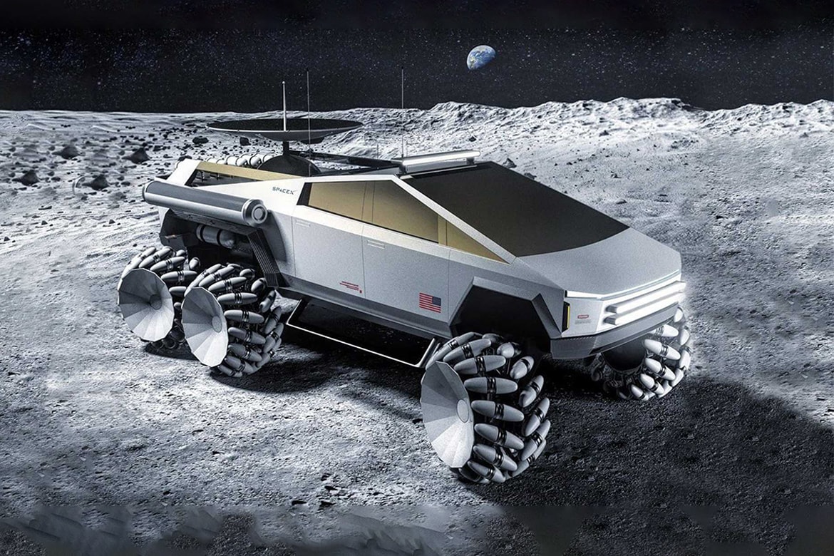 藝術家打造 Tesla Cybertruck 概念月球車