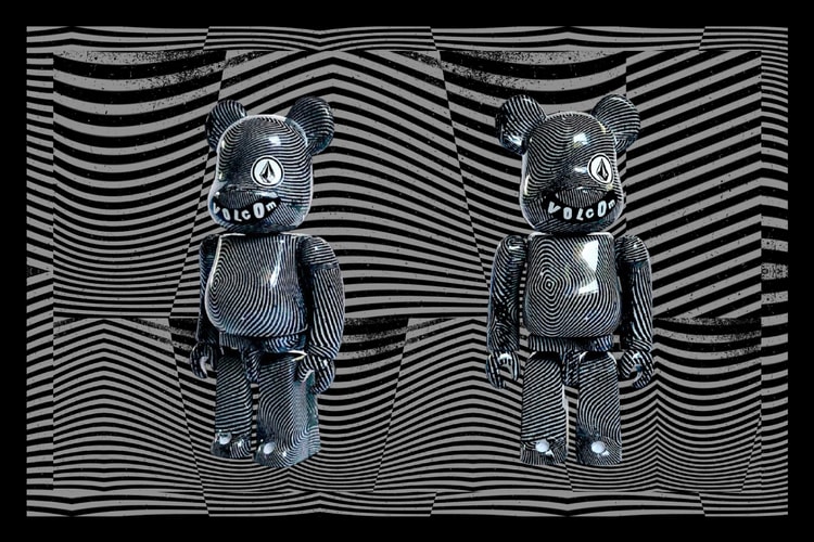 VOLCOM x Medicom Toy 全新联乘 BE@RBRICK 玩偶发布