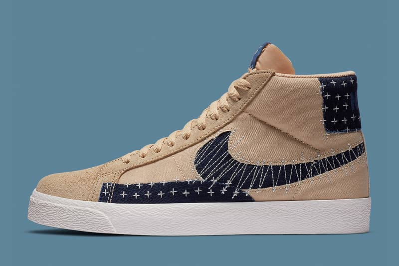 Nike SB Blazer Mid「Sashiko」日本傳統工藝概念款式即將登場