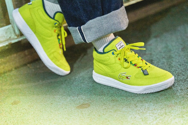 LACOSTE X Atmos 首个限定联名系列发布,展现「街头网球」风