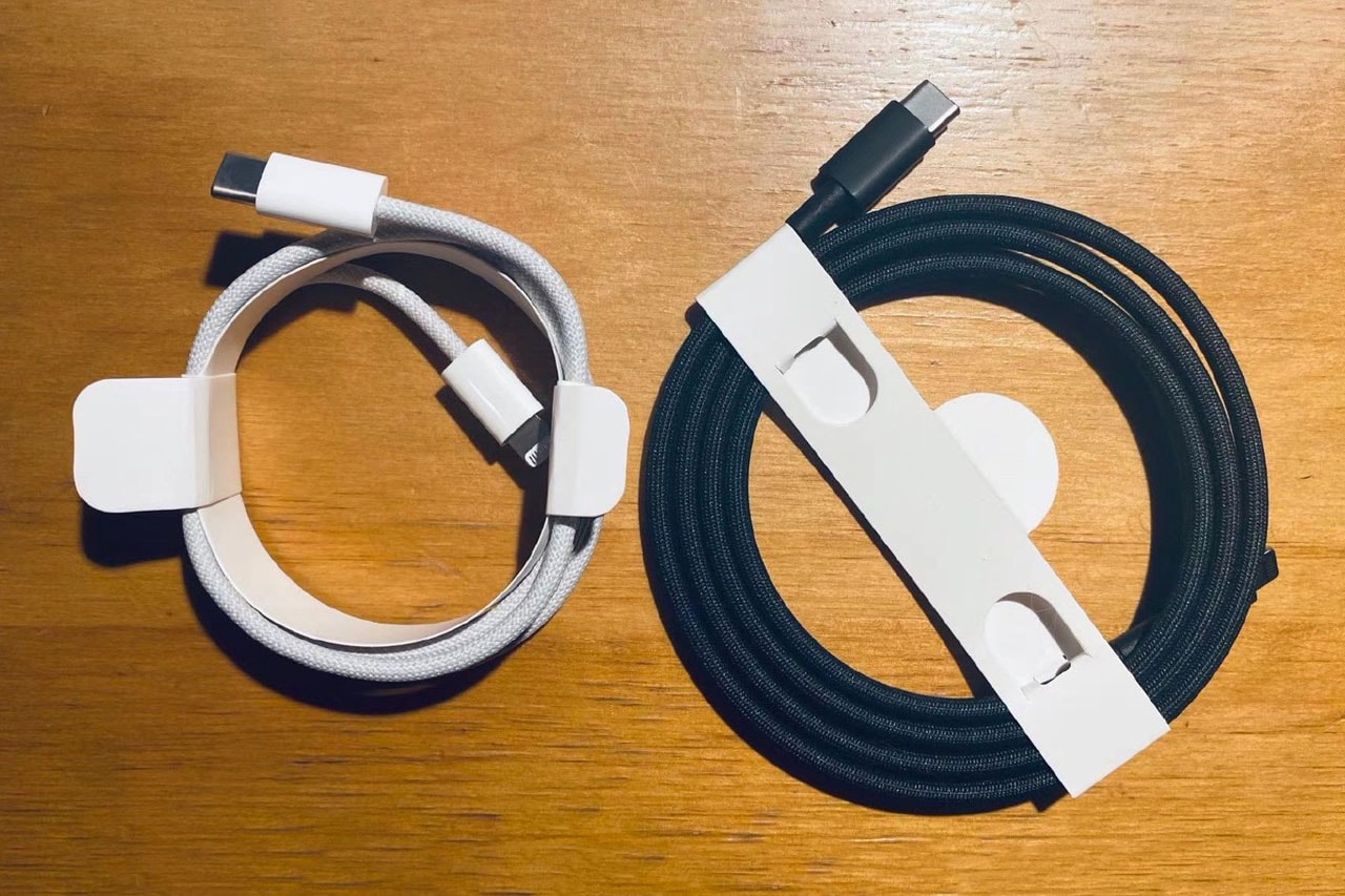 Apple iPhone 12 與 Mac Pro 全新 Lightning 轉 USB-C 編織充電線曝光
