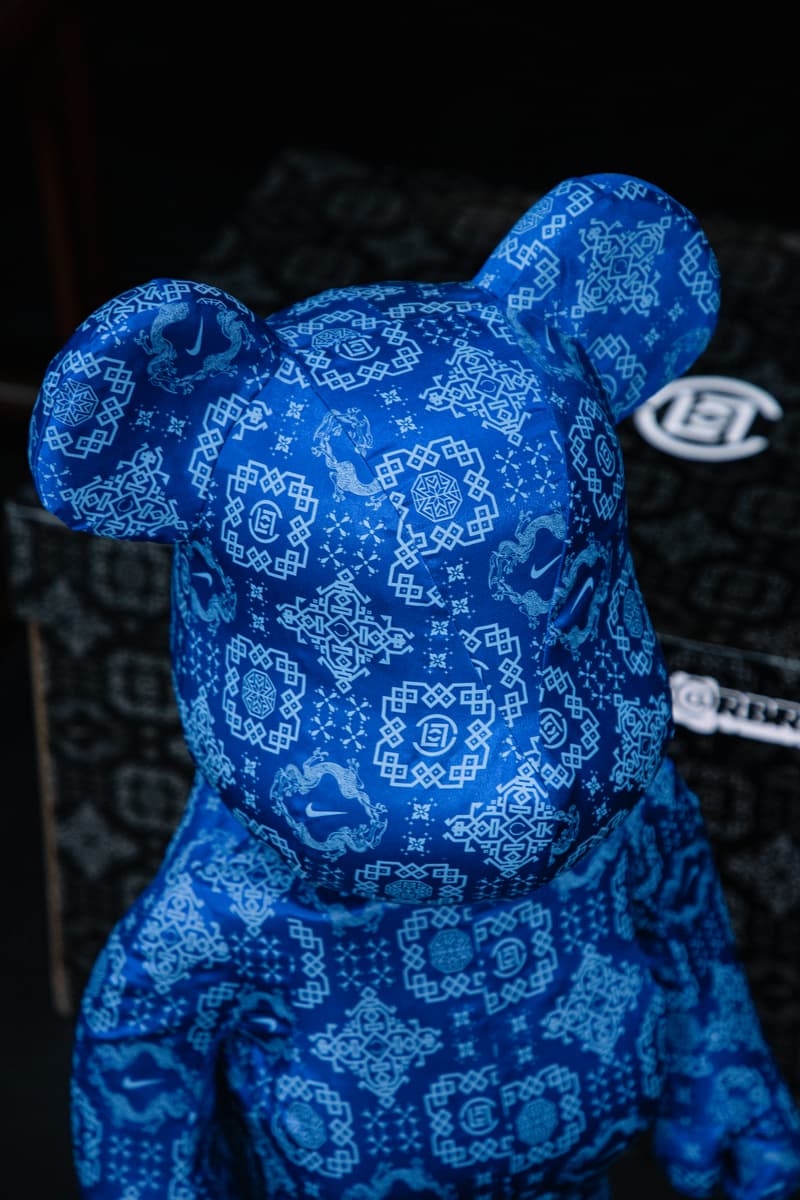 CLOT x Nike x Medicom Toy 三方聯乘 BE@RBRICK 1000% 發售情報