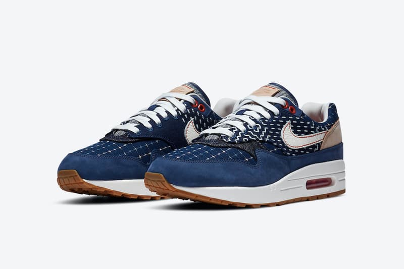 DENHAM x Nike 打造傳統日本工藝元素 Air Max 1 別注鞋款