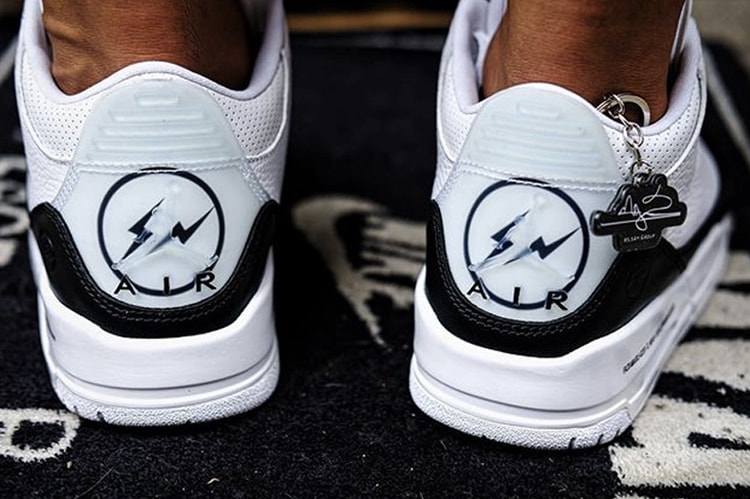 fragment design x Air Jordan 3 全新聯名鞋款上腳圖輯曝光