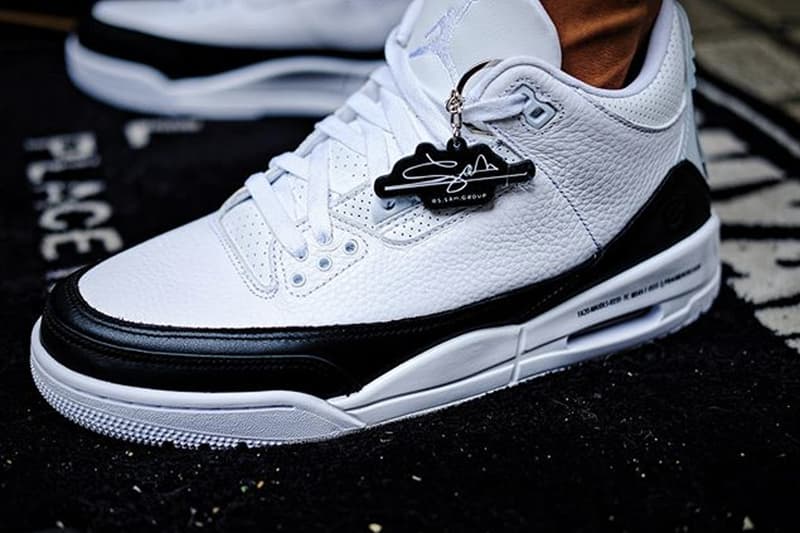 fragment design x Air Jordan 3 全新聯名鞋款上腳圖輯曝光