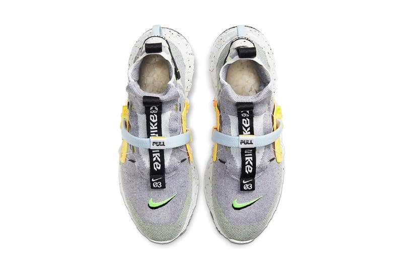 Nike 環保概念系列 Space Hippie 推出全新「Volt」配色