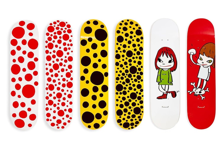 MoMA Design Store 推出折扣奈良美智、草間彌生聯乘滑板板身系列