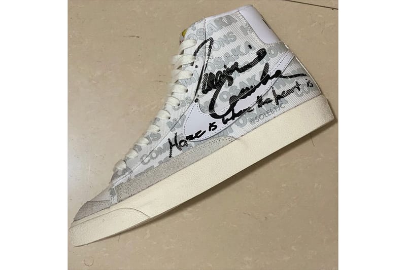 大坂直美 x COMME des GARÇONS x Nike Blazer Mid 聯乘鞋款曝光