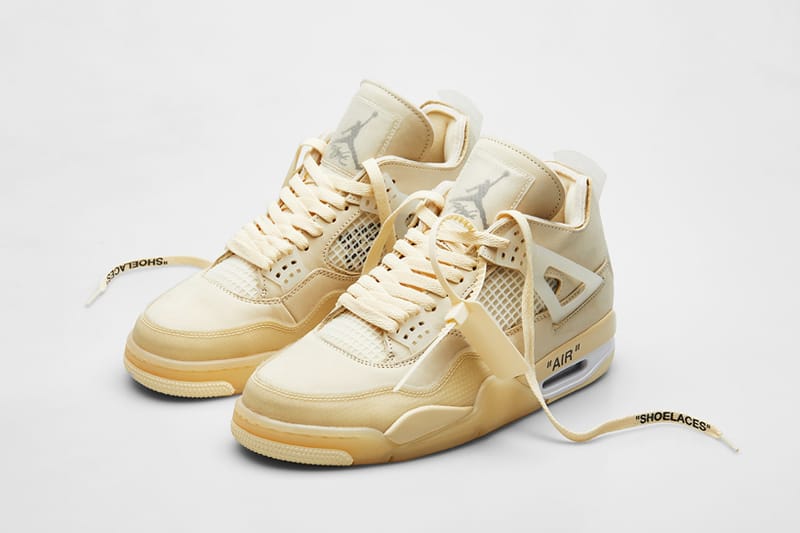 Off-White™ x Air Jordan 4「Sail」最新聯名鞋款於 END. 開放投籤中