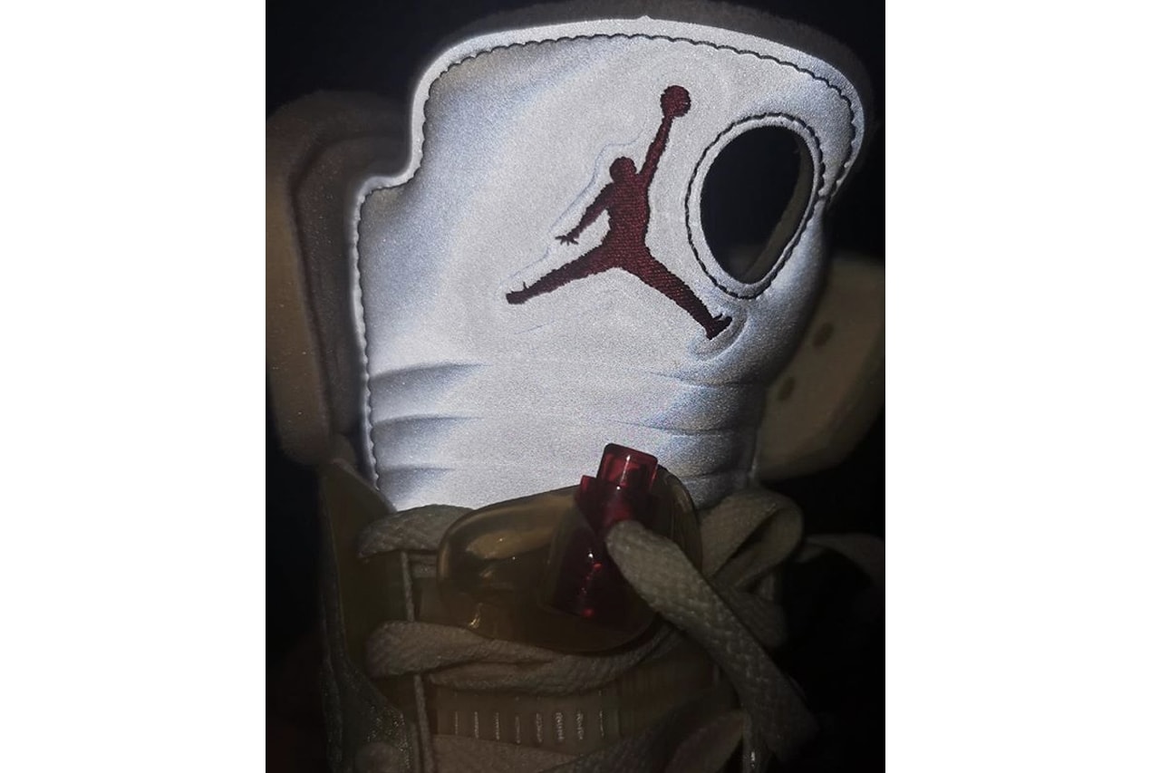 Off-White™ x Air Jordan 5 最新配色「Sail」全新近照圖輯曝光