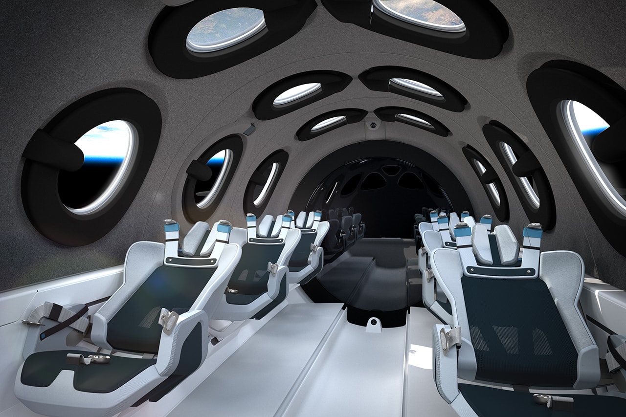Virgin Galactic 全新載人太空梭 SpaceshipTwo 內裝曝光