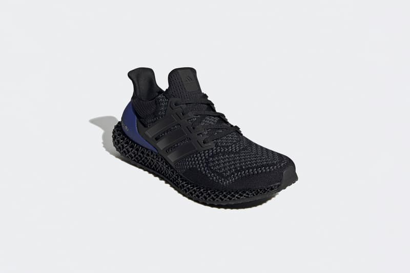 率先近賞 adidas 混種跑鞋 Ultra 4D 黑紫配色清晰官方圖輯