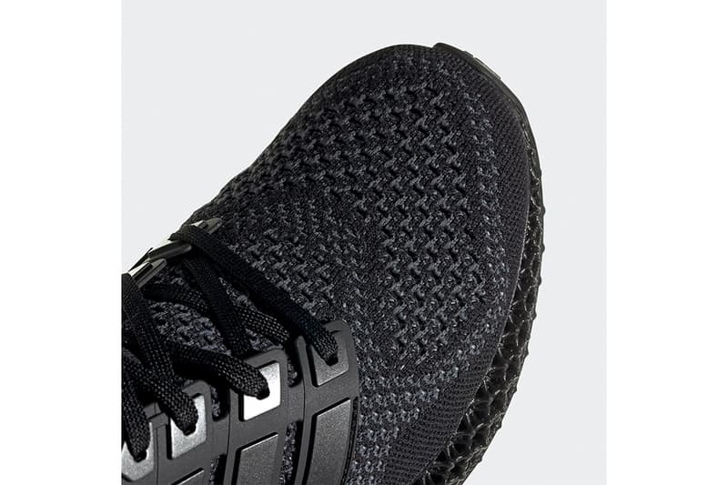 率先近賞 adidas 混種跑鞋 Ultra 4D 黑紫配色清晰官方圖輯