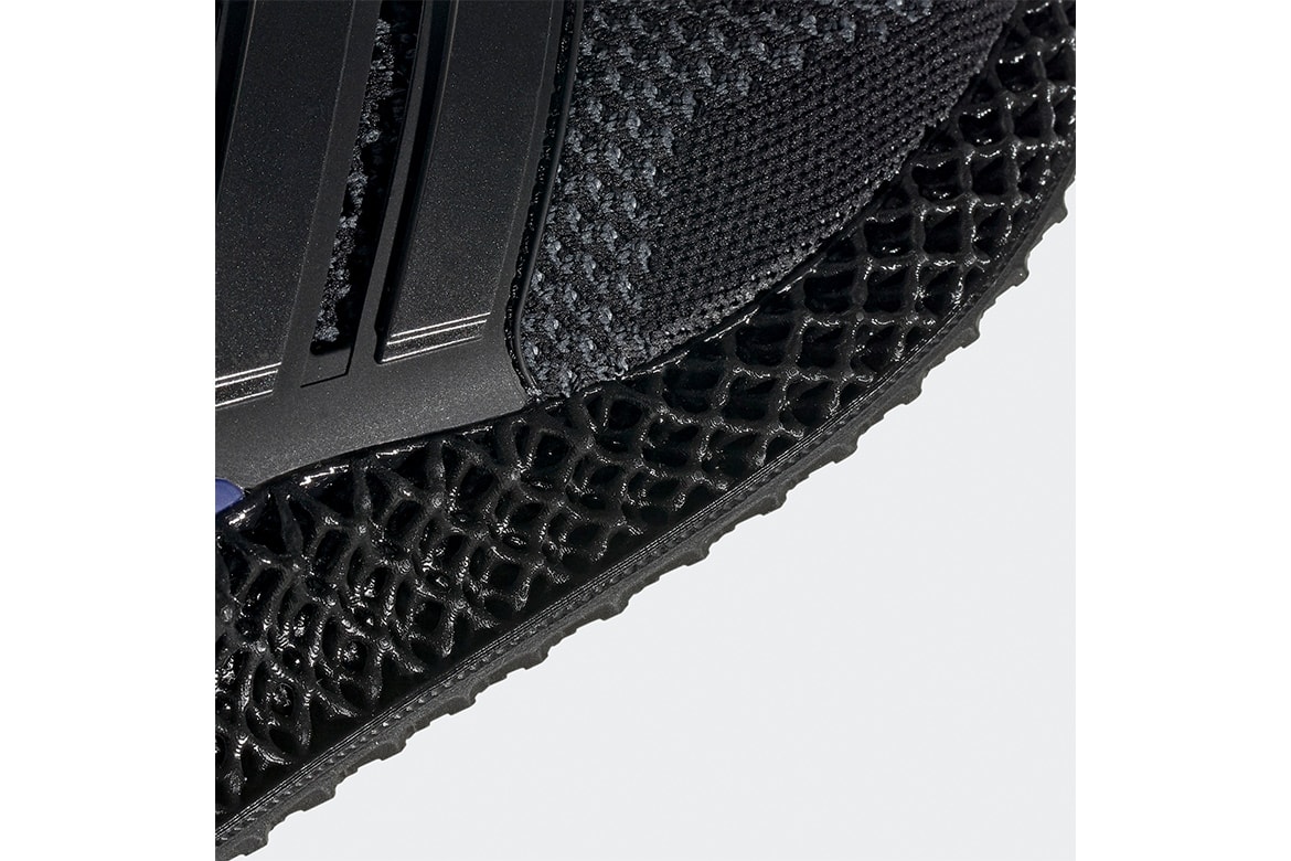 率先近賞 adidas 混種跑鞋 Ultra 4D 黑紫配色清晰官方圖輯