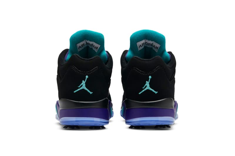 Air Jordan 5 Low 人氣配色「Black Grape」推出高爾夫球版本鞋款