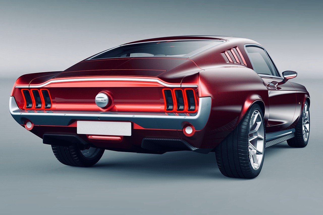 Aviar 打造 Tesla Model S 基礎之 1967 年 Ford Mustang 定製車款
