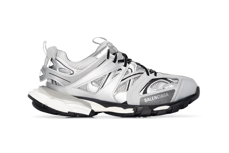 Balenciaga 釋出全銀配色 Track Sneaker