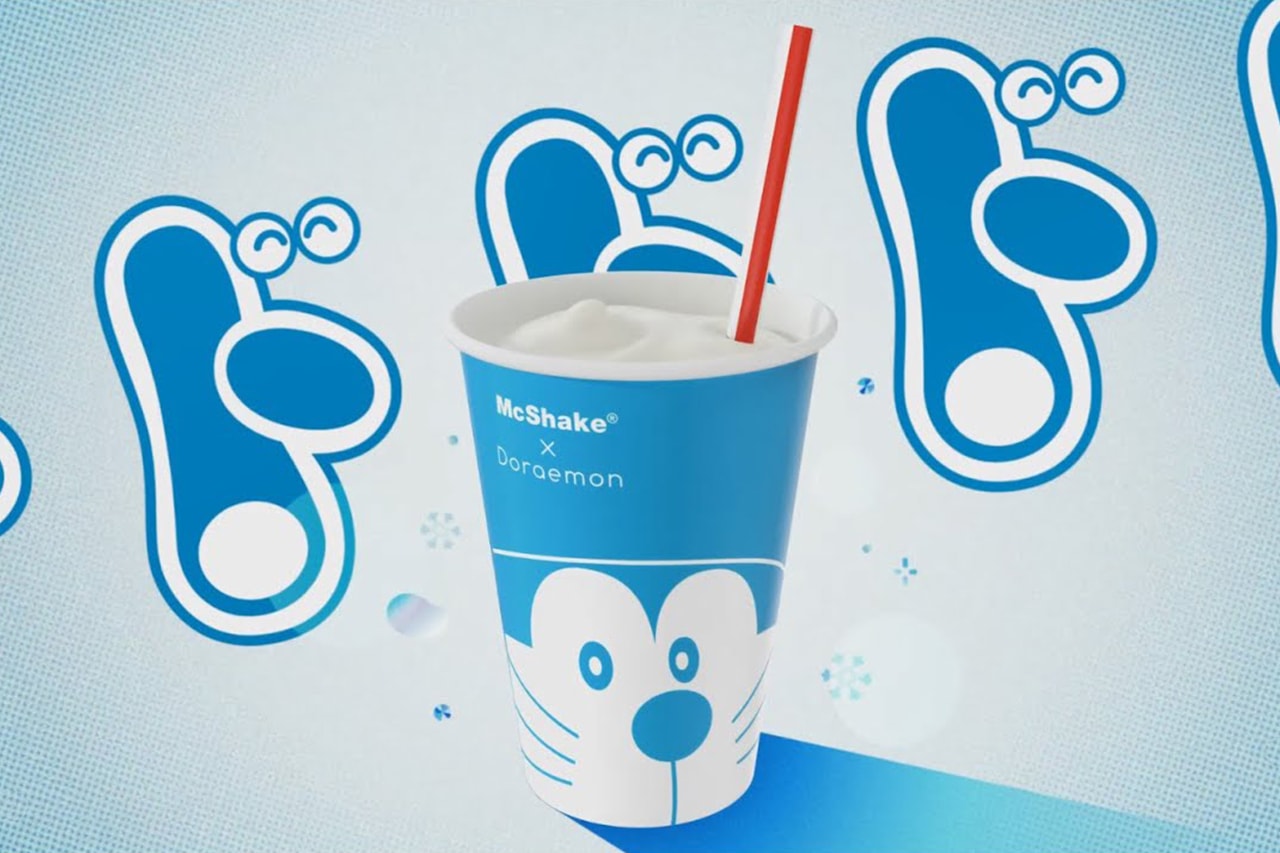 日本 McDonald's 推出《哆啦Ａ夢》主題 McShake 奶昔