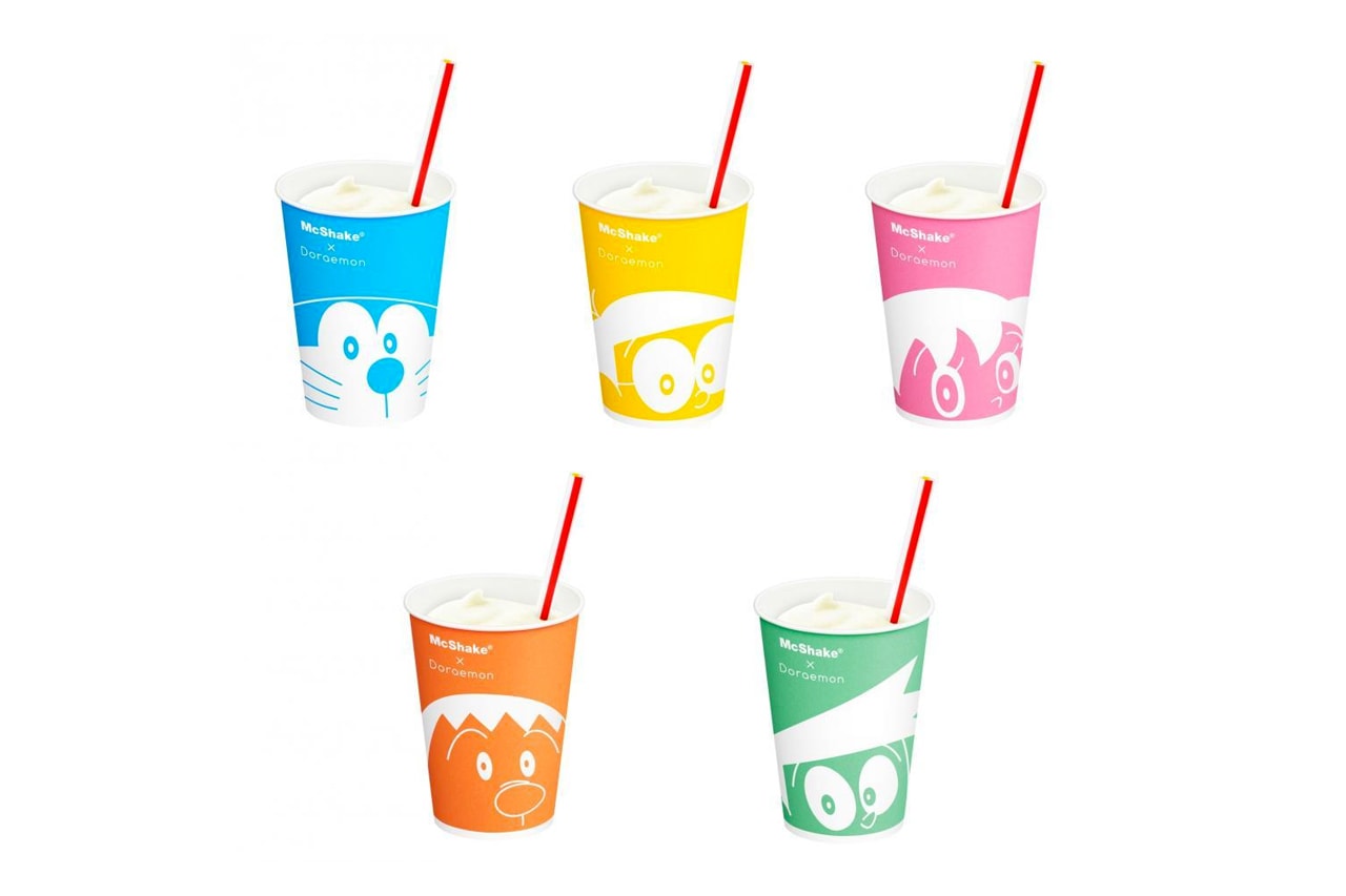 日本 McDonald's 推出《哆啦Ａ夢》主題 McShake 奶昔