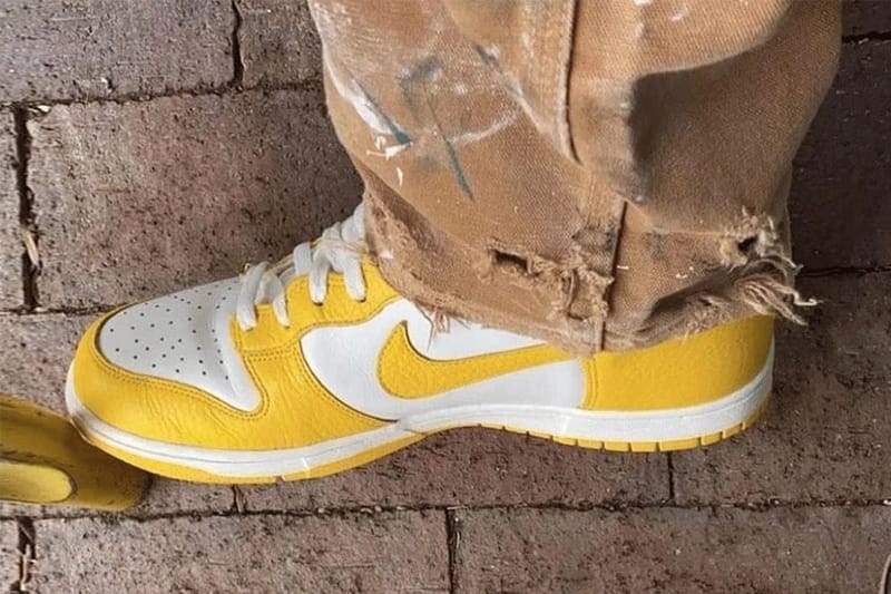 Nike Dunk Low 最新配色「Yellow/White」率先曝光