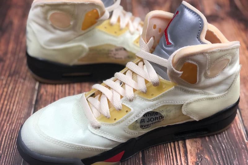 近覽 Off-White™ x Jordan Brand 話題聯乘 Air Jordan 5「Sail」最新圖輯