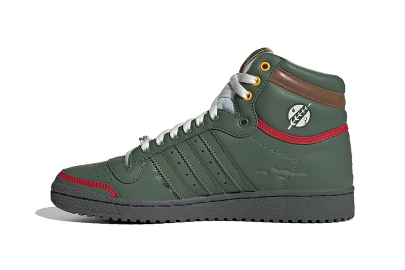 Star Wars x adidas Top Ten Hi「Boba Fett」正式發佈