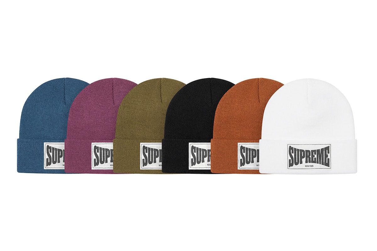 Supreme 正式發佈 2020 秋冬 Beanies 毛帽系列