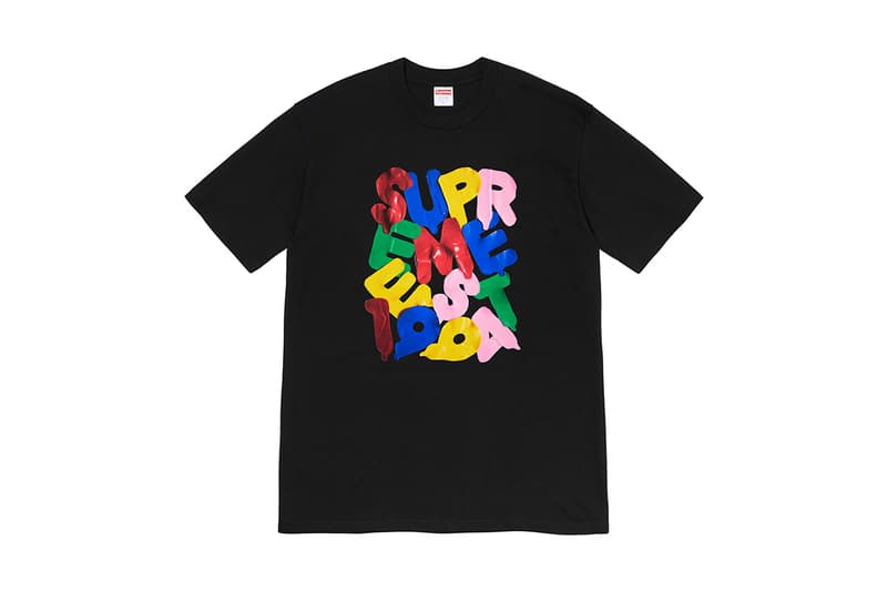 Supreme 正式發佈 2020 秋冬 T-Shirt 系列