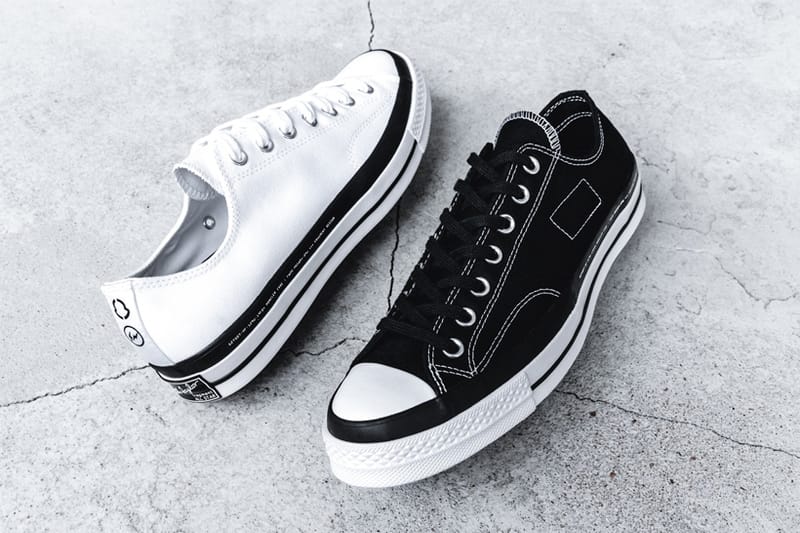 近賞 7 MONCLER x fragment design x Converse Chuck 70 Ox 联名鞋款