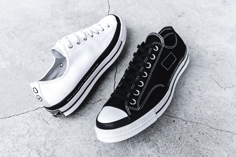 近賞 7 MONCLER x fragment design x Converse Chuck 70 Ox 联名鞋款