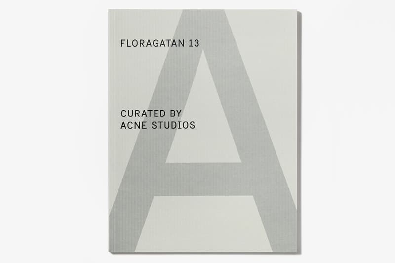 《A Magazine Curated By》发起特别项目「Floragatan 13 Curated By Acne Studios」