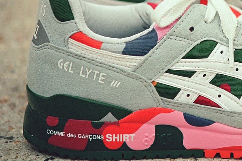 COMME des GARÇONS SHIRT x ASICS GEL-Lyte III 聯乘鞋款發佈