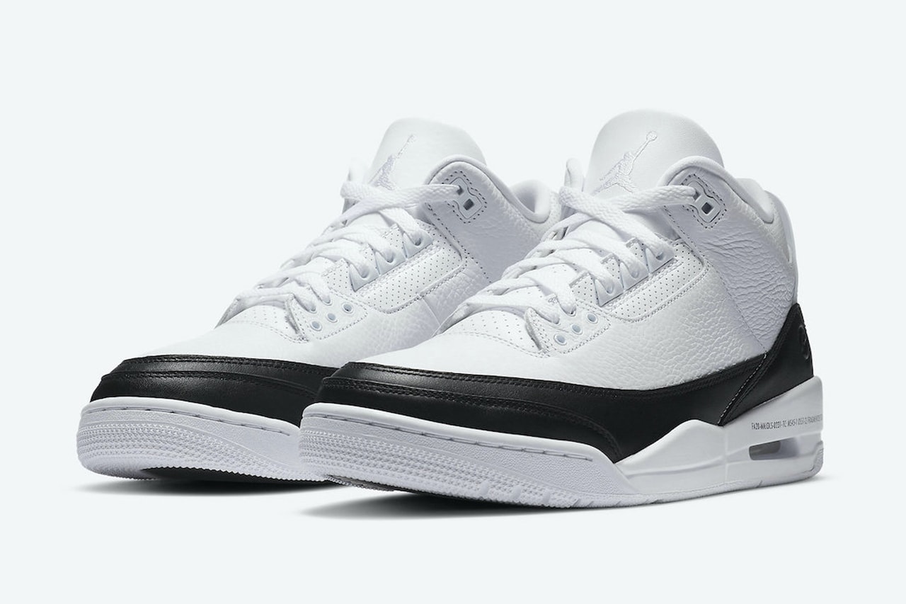 fragment design x Air Jordan 3 最新聯名鞋款官方圖輯正式登場