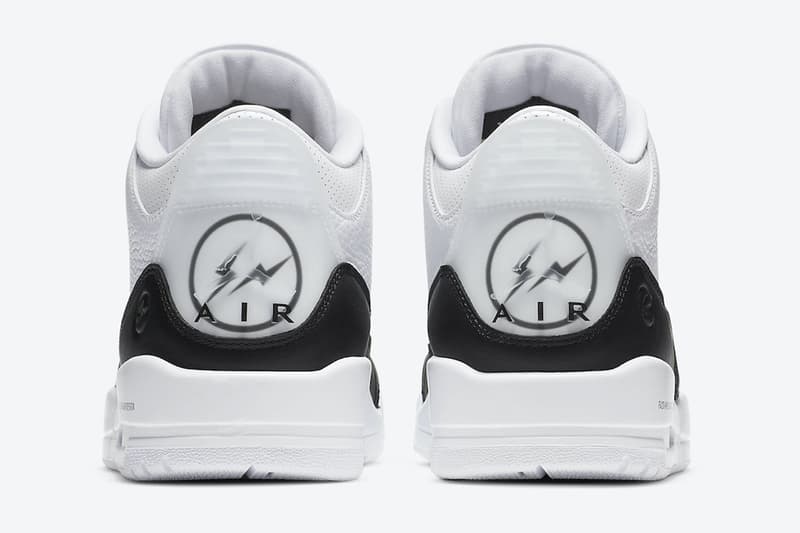 fragment design x Air Jordan 3 最新聯名鞋款官方圖輯正式登場