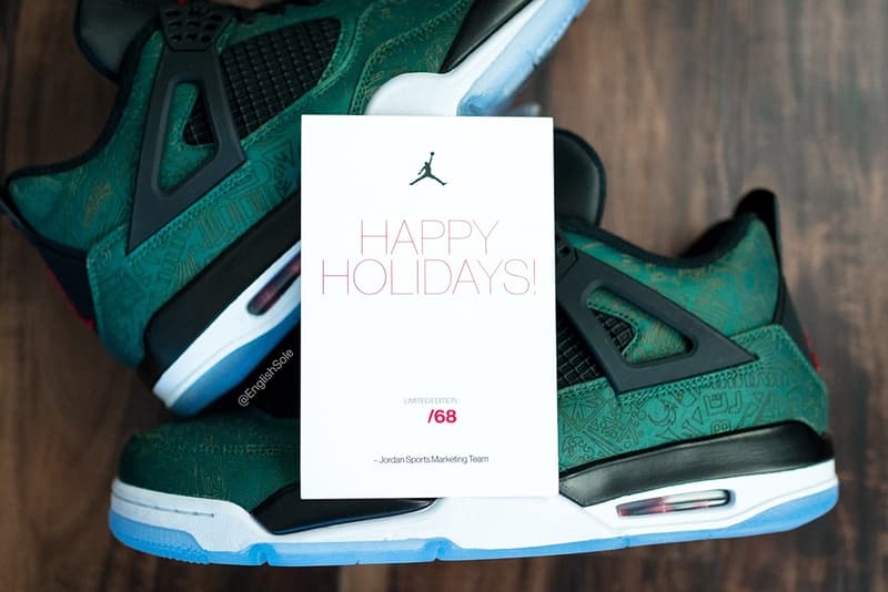 率先預覽極限量 68 雙 Air Jordan 4 親友限定配色「Green Laser」