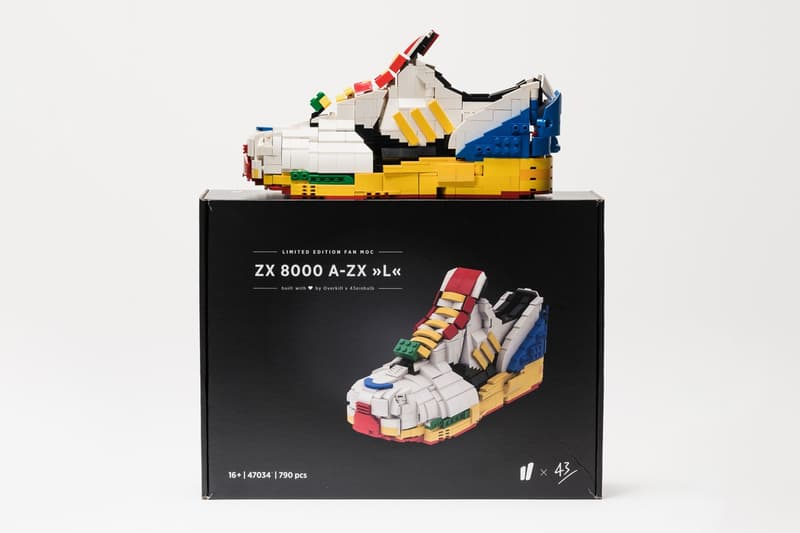 LEGO x adidas Originals ZX8000 最新聯名鞋款官方發售情報公開