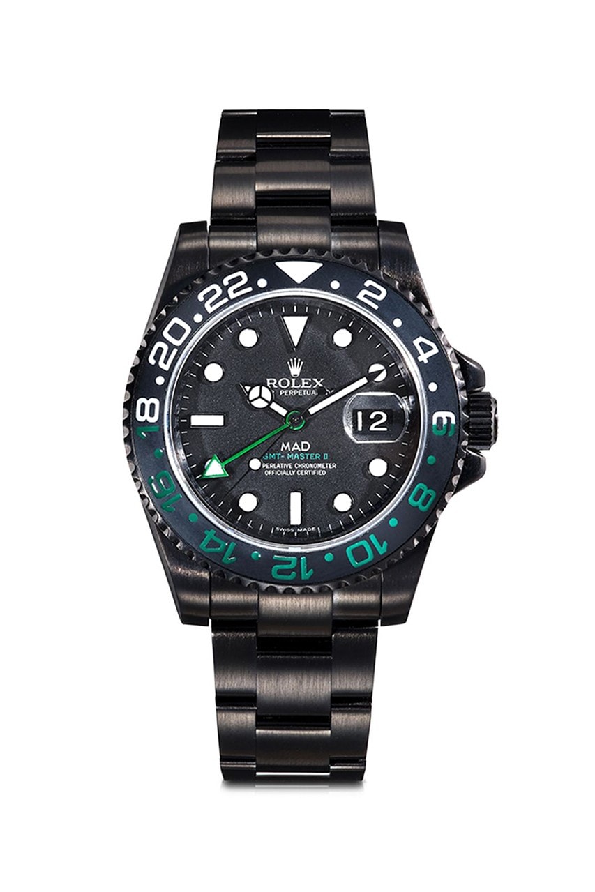MAD Paris 推出全新 Rolex GMT Master II 紅綠細節定製腕錶